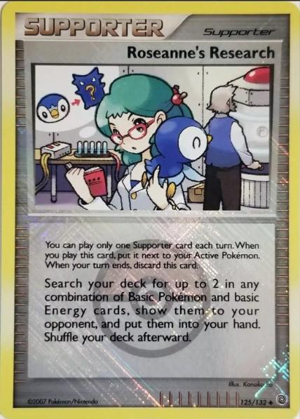Roseanne's Research [Pokemon League Holo] #125