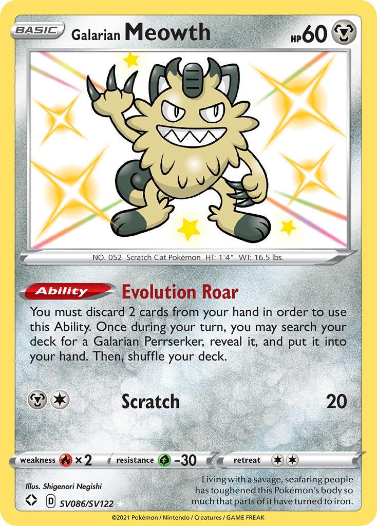 Galarian Meowth #SV086