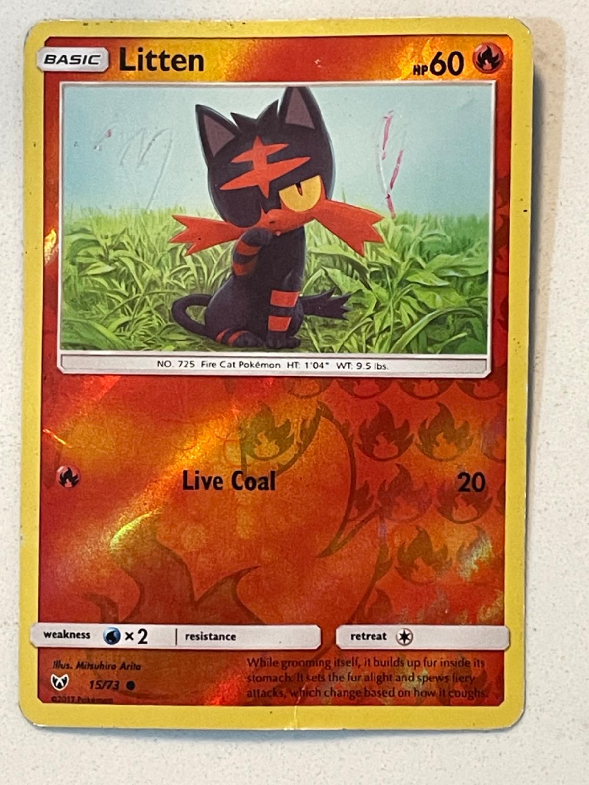 Litten [Reverse Holo] #15