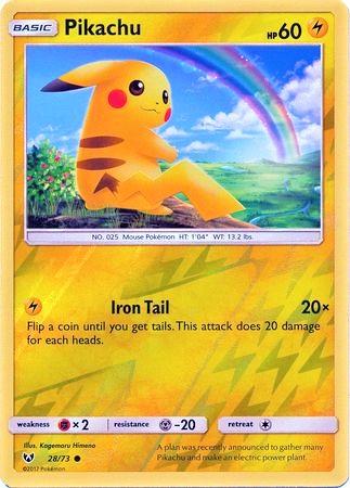 Pikachu [Reverse Holo] #28
