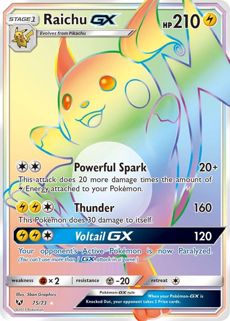 Raichu GX #75