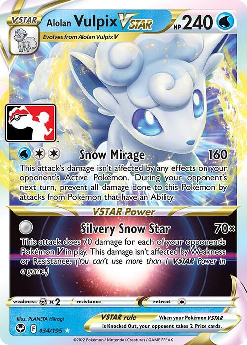 Alolan Vulpix VSTAR [Prize Pack] #34