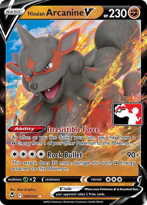 Hisuian Arcanine V [Prize Pack] #90