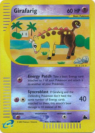Girafarig [Reverse Holo] #58