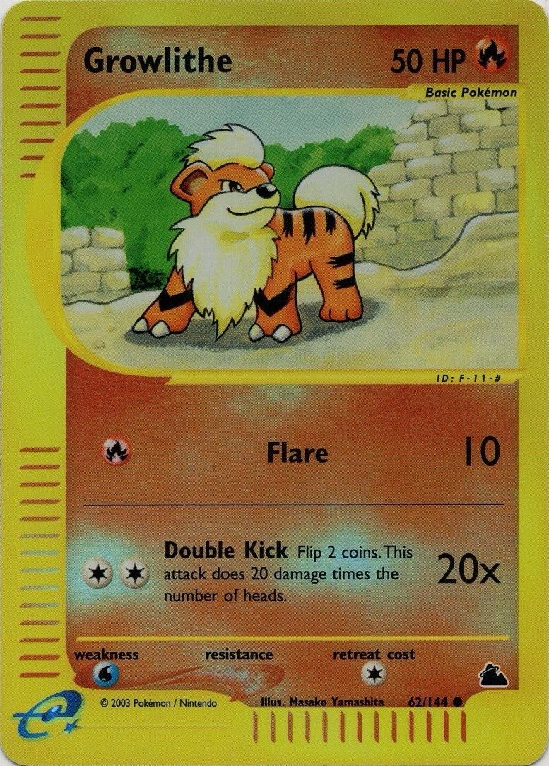 Growlithe [Reverse Holo] #62