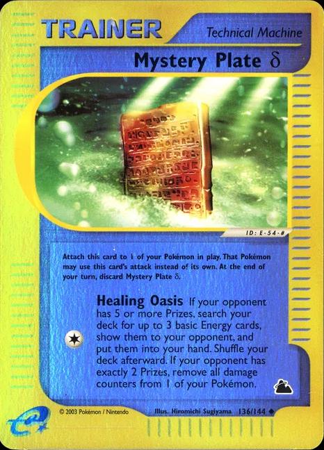 Mystery Plate [Reverse Holo] #136