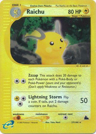 Raichu [Reverse Holo] #27
