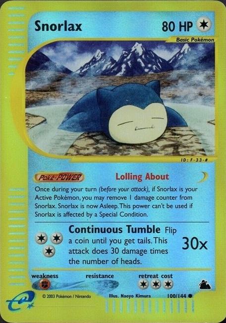 Snorlax [Reverse Holo] #100