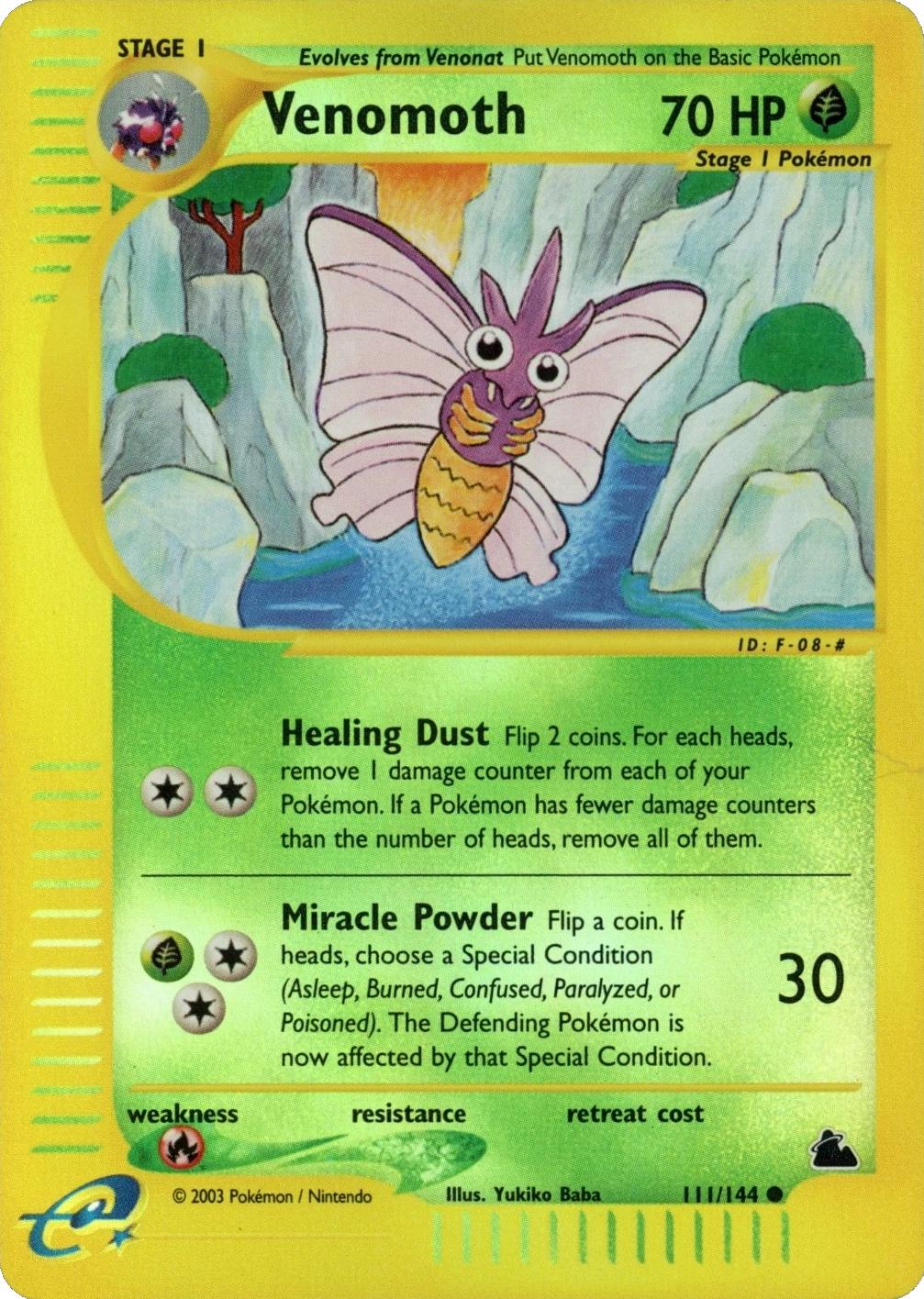 Venomoth [Reverse Holo] #111