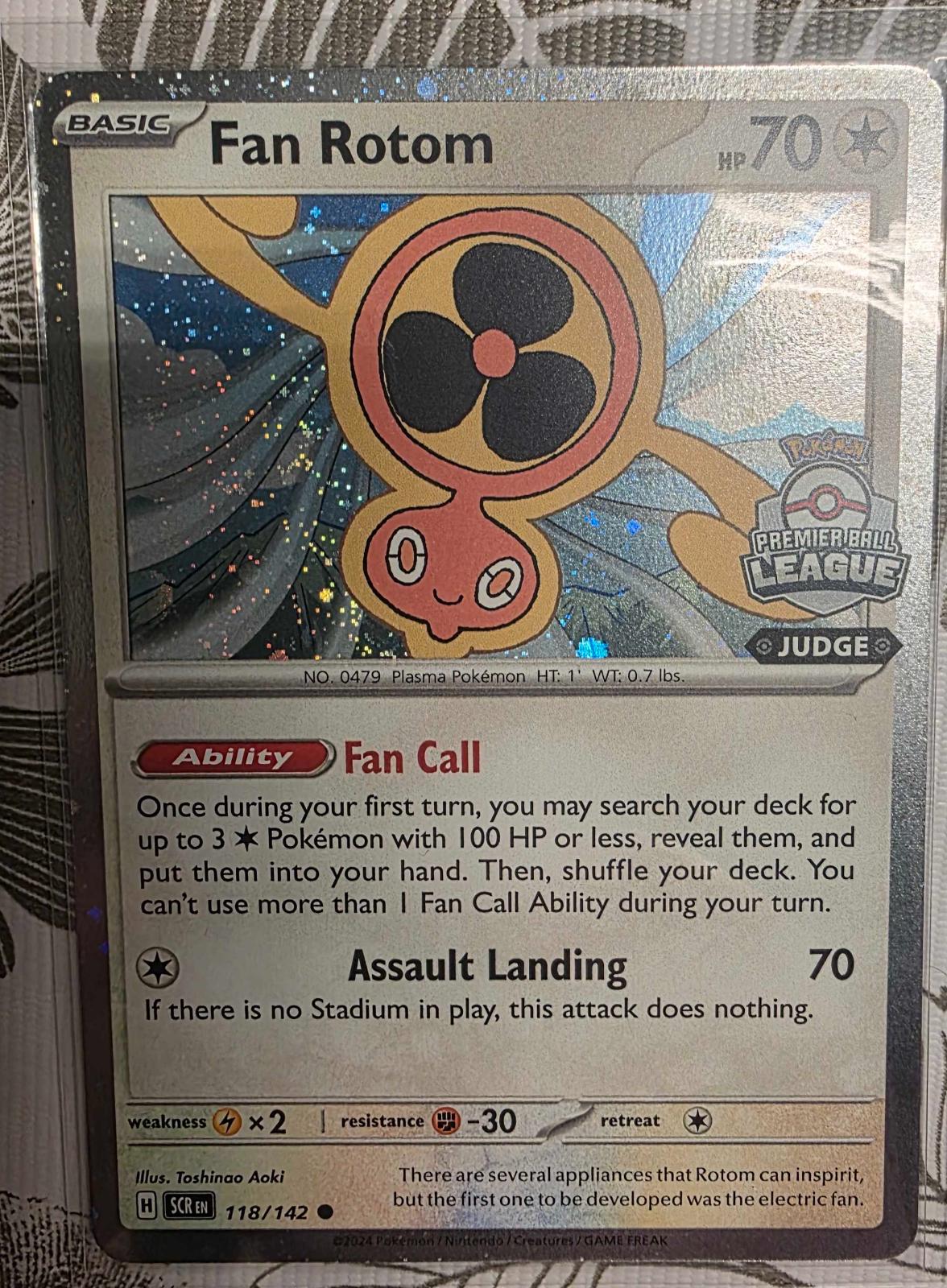 Fan Rotom [Premier Ball League Judge] #118