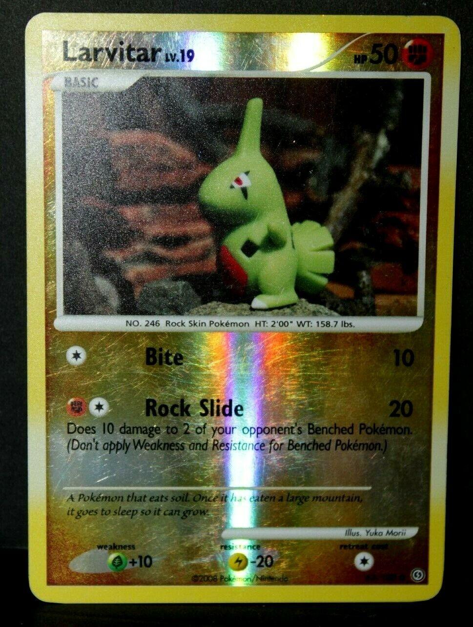 Larvitar [Reverse Holo] #63
