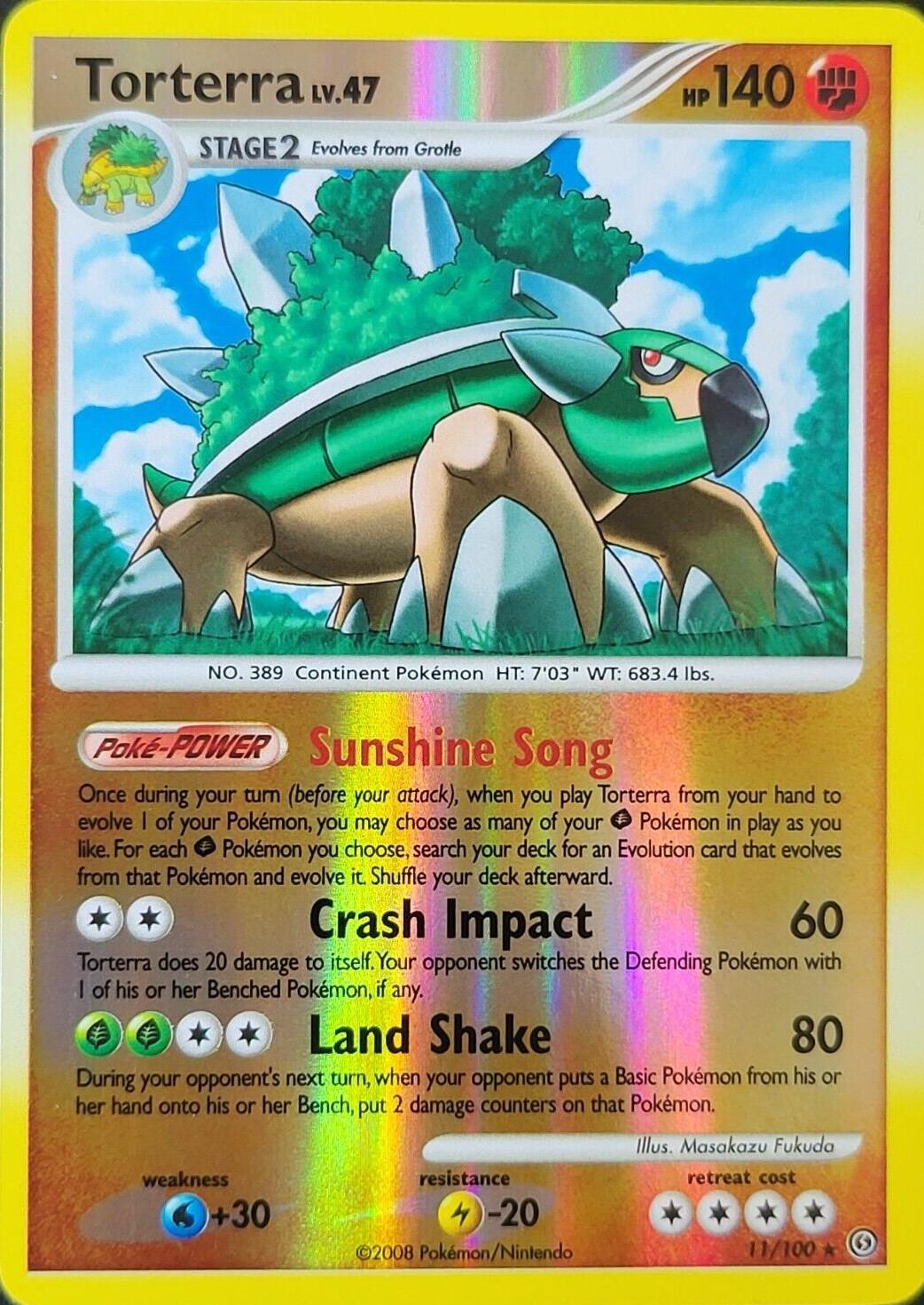 Torterra [Reverse Holo] #11