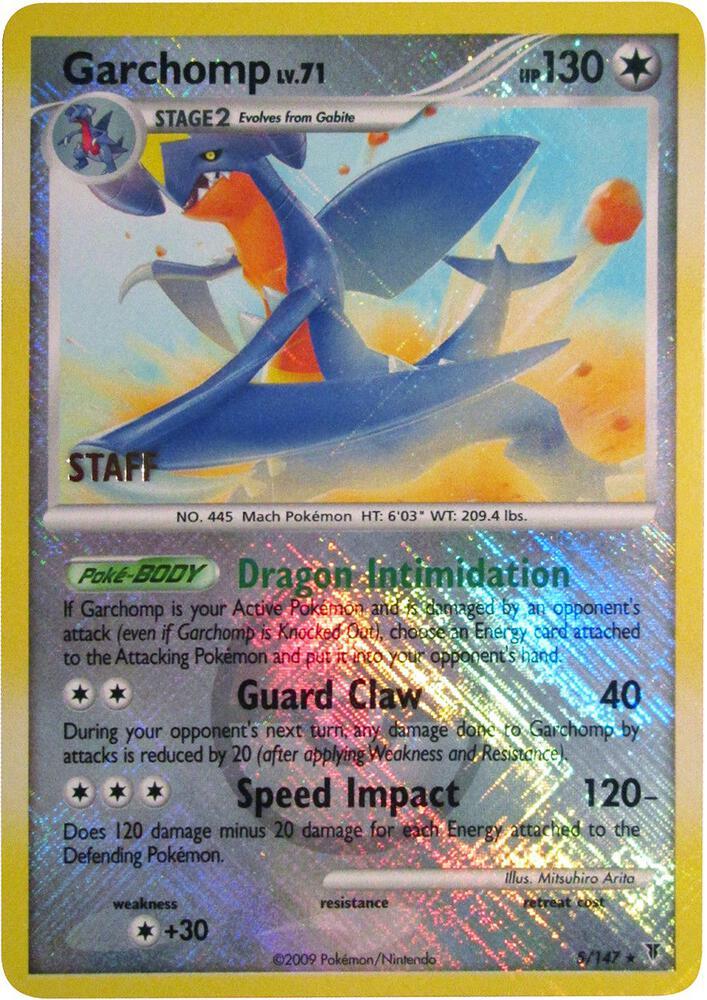 Garchomp [Crosshatch Holo Staff] #5