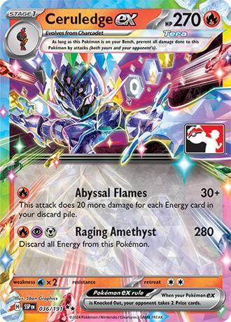 Ceruledge Ex [Prize Pack] #36
