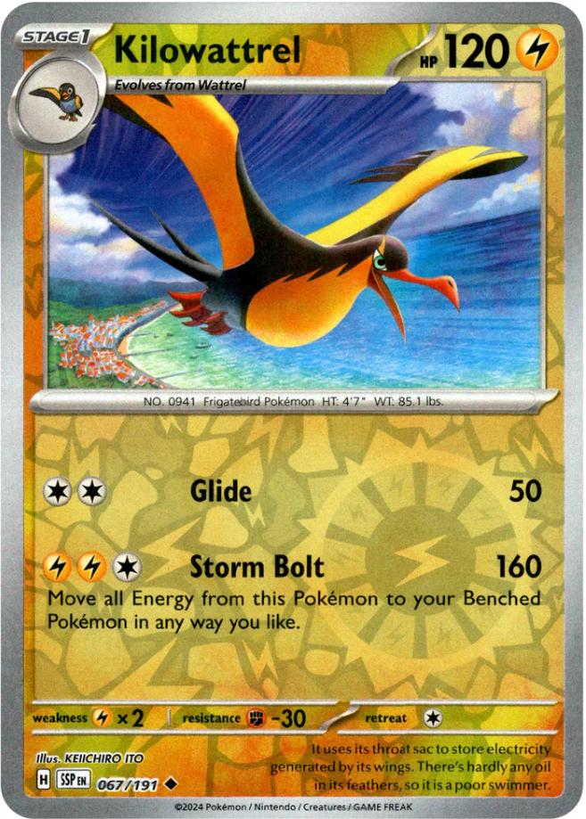 Kilowattrel [Reverse Holo] #67