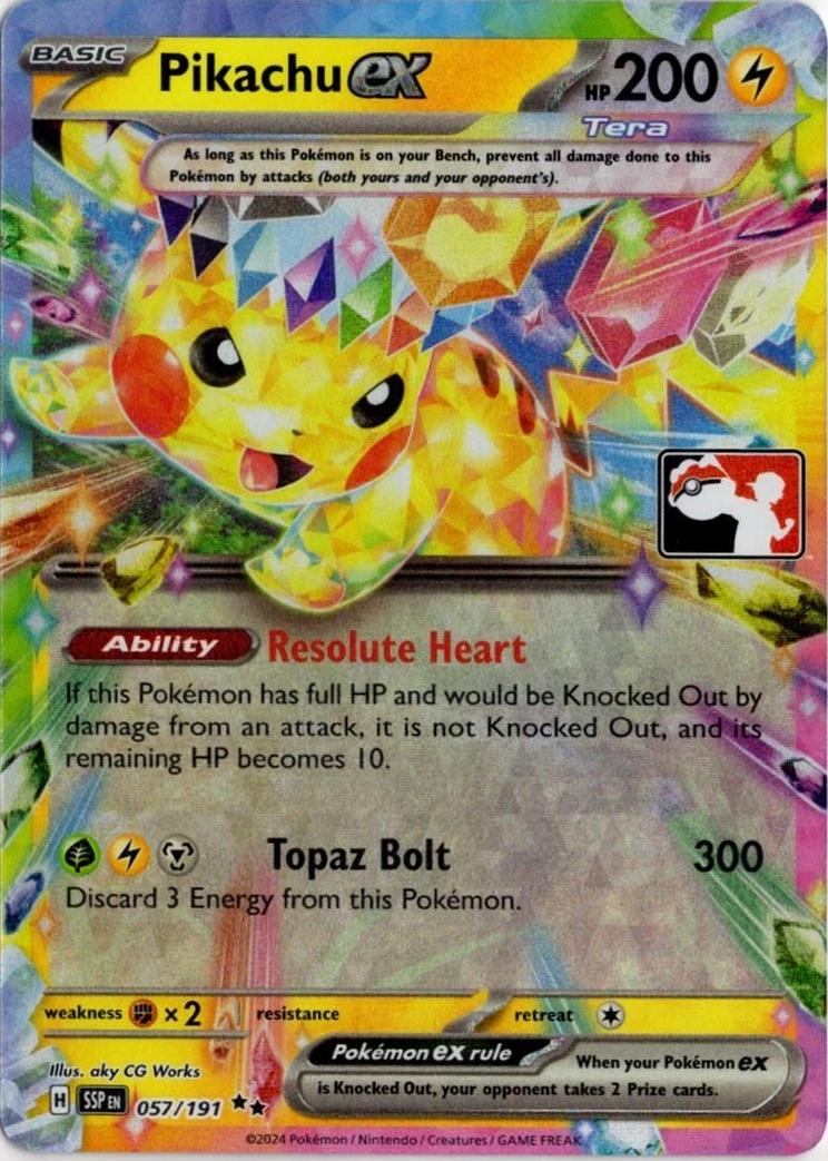 Pikachu Ex [Prize Pack] #57