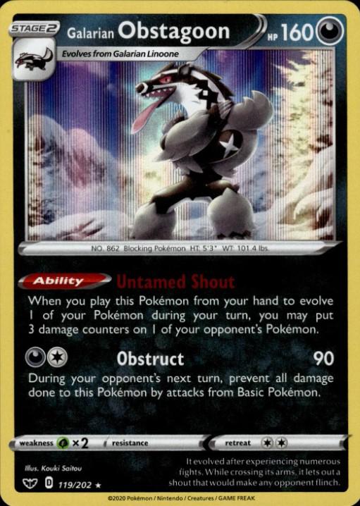Galarian Obstagoon [Holo] #119