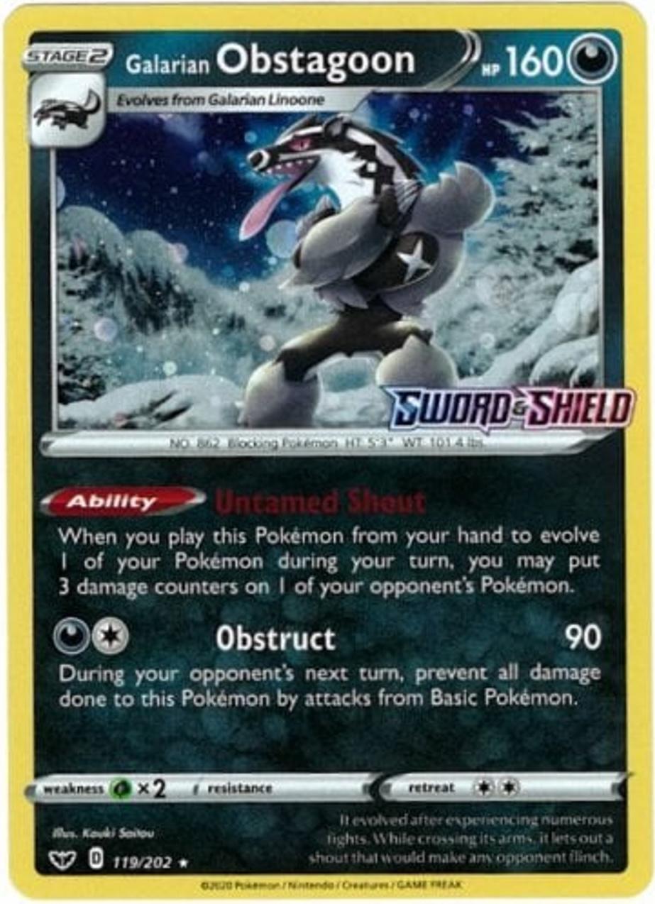 Galarian Obstagoon [Prerelease] #119
