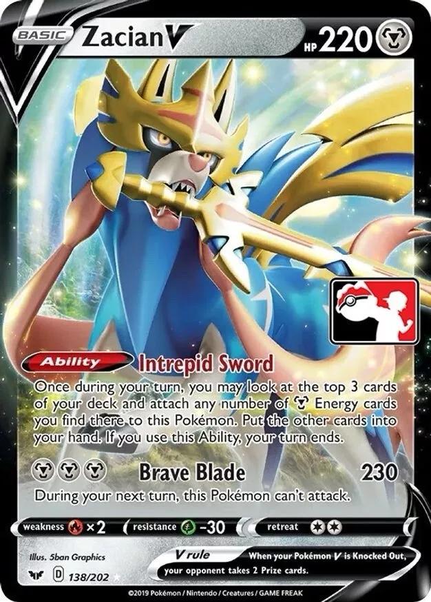 Zacian V [Prize Pack] #138