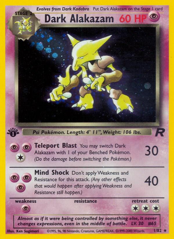 Dark Alakazam [1st Edition] #1