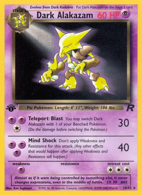 Dark Alakazam [1st Edition] #18