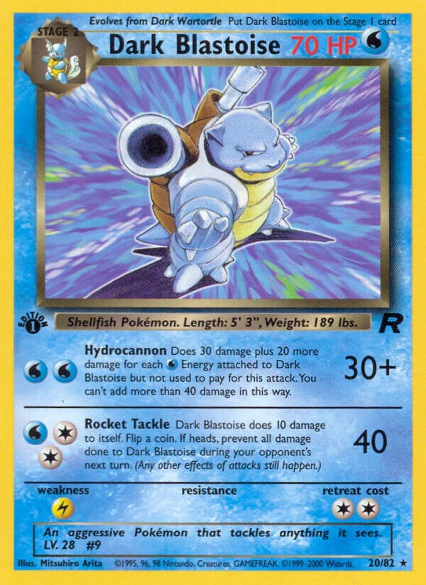 Dark Blastoise #20