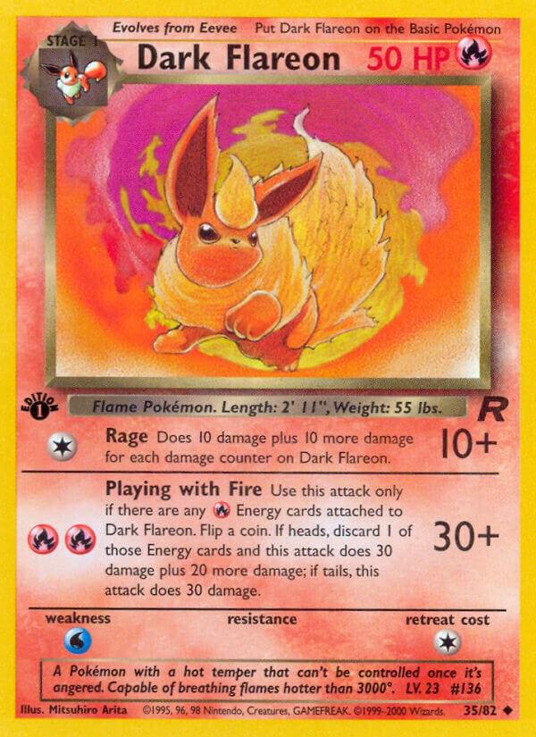 Dark Flareon [1st Edition] #35