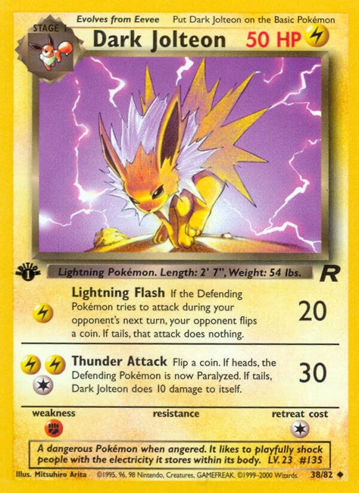 Dark Jolteon [1st Edition] #38