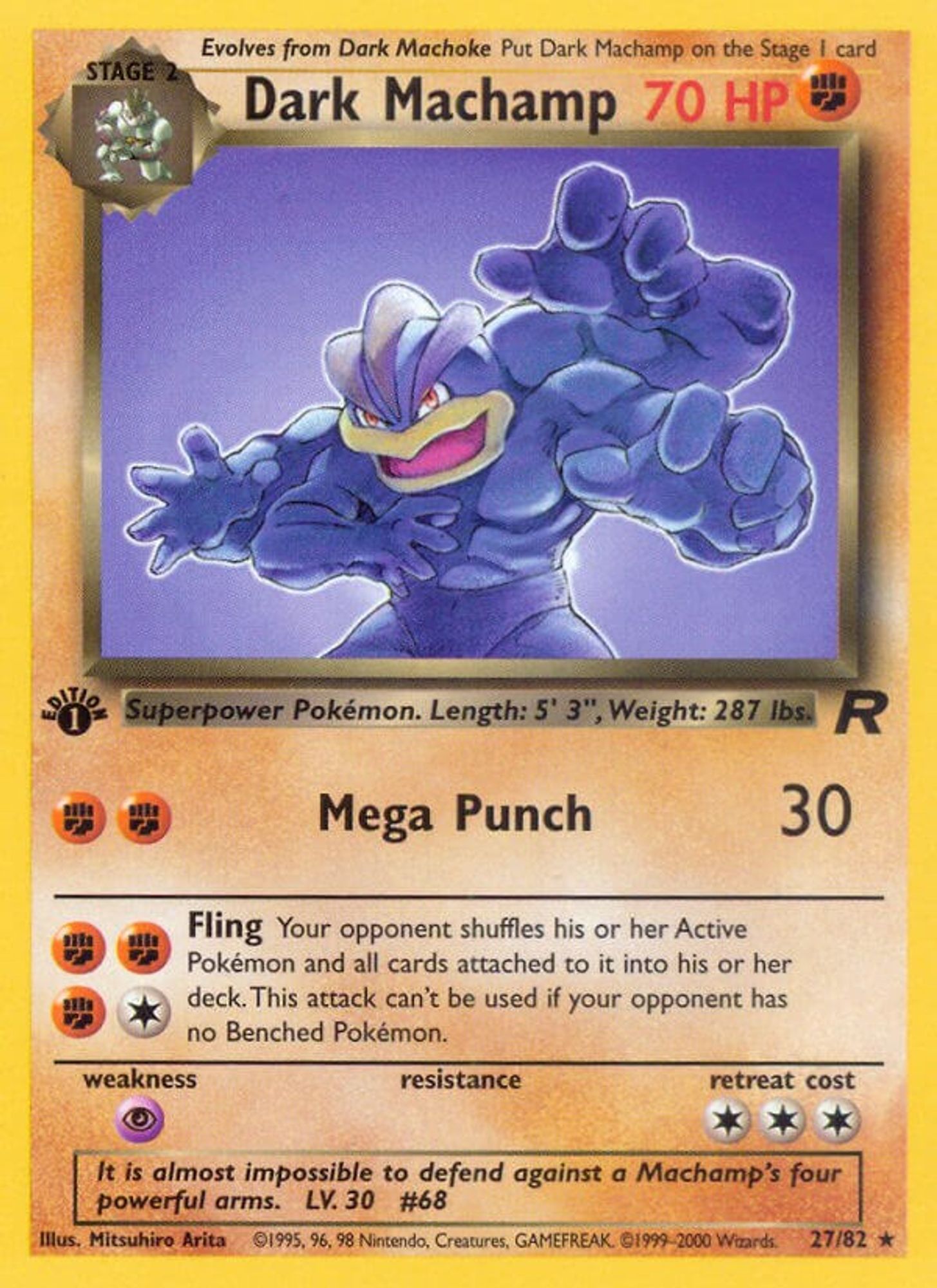 Dark Machamp [1st Edition] #27