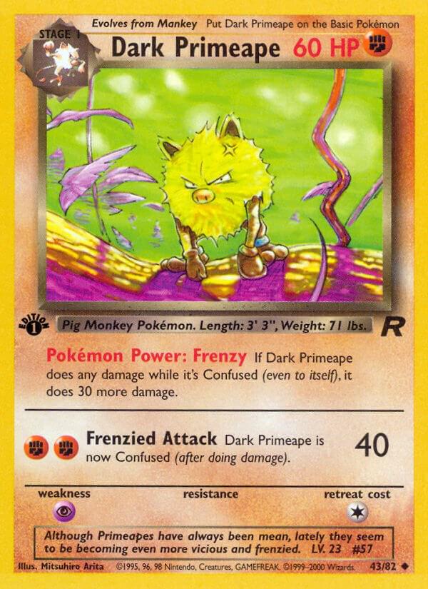 Dark Primeape [1st Edition] #43