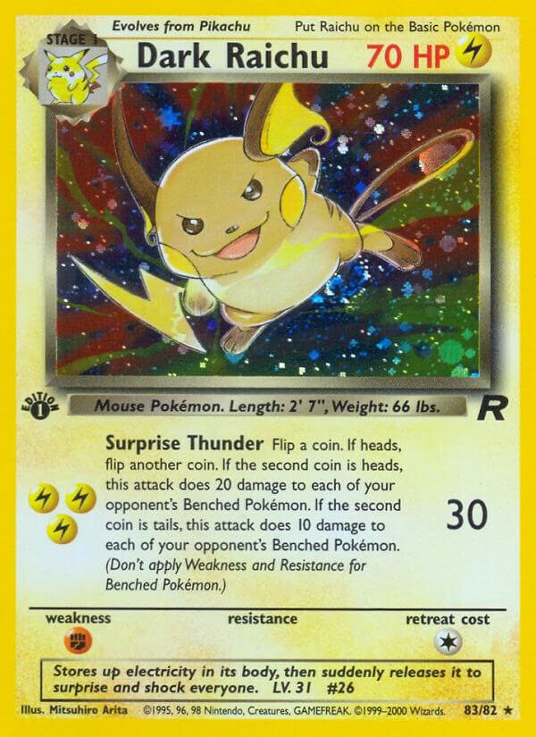 Dark Raichu [1st Edition] #83