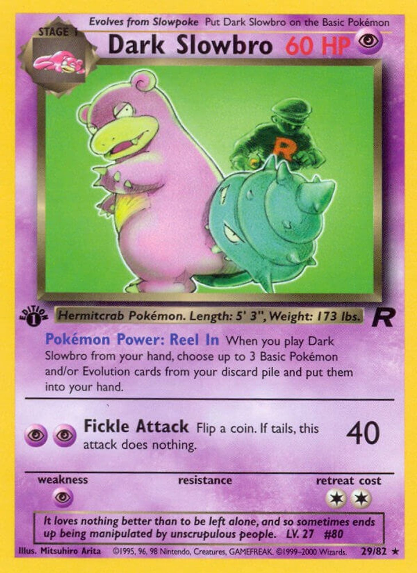 Dark Slowbro [1st Edition] #29