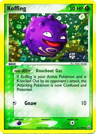 Koffing [Reverse Holo] #61