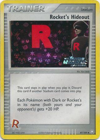 Rocket's Hideout [Reverse Holo] #87