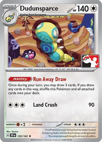 Dudunsparce [Prize Pack] #129
