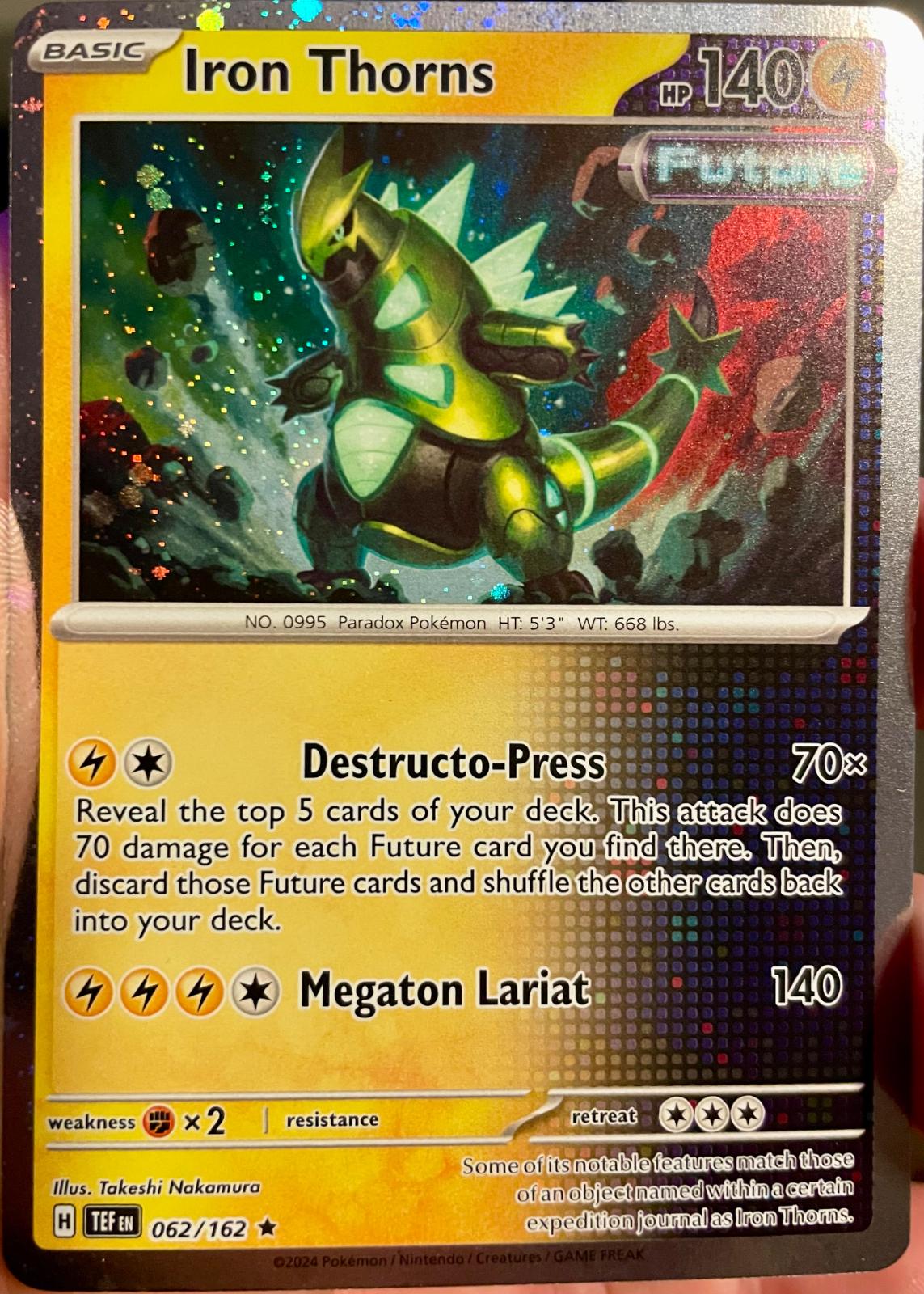 Iron Thorns [Cosmos Holo] #62