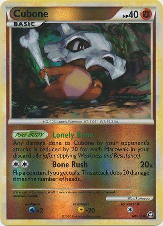 Cubone [Reverse Holo] #60