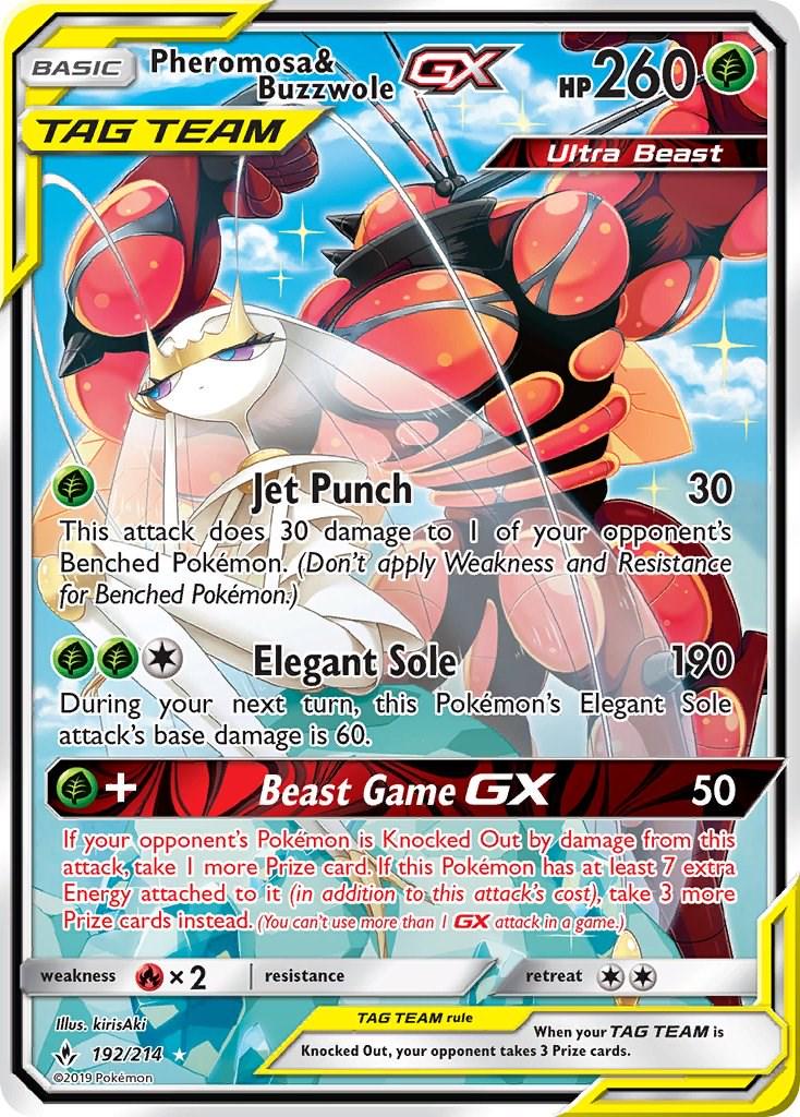 Pheromosa & Buzzwole GX #192