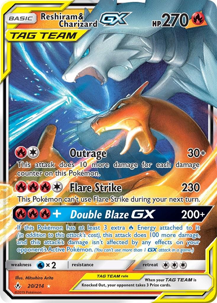Reshiram & Charizard GX #20