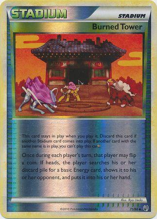Burned Tower [Reverse Holo] #71