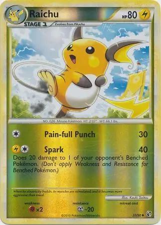 Raichu [Reverse Holo] #33