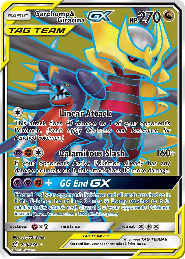 Garchomp & Giratina GX #228