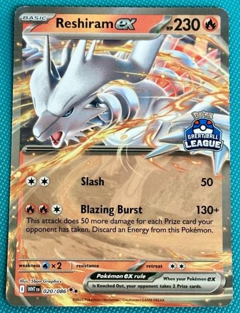 Reshiram Ex [Great Ball League] #20
