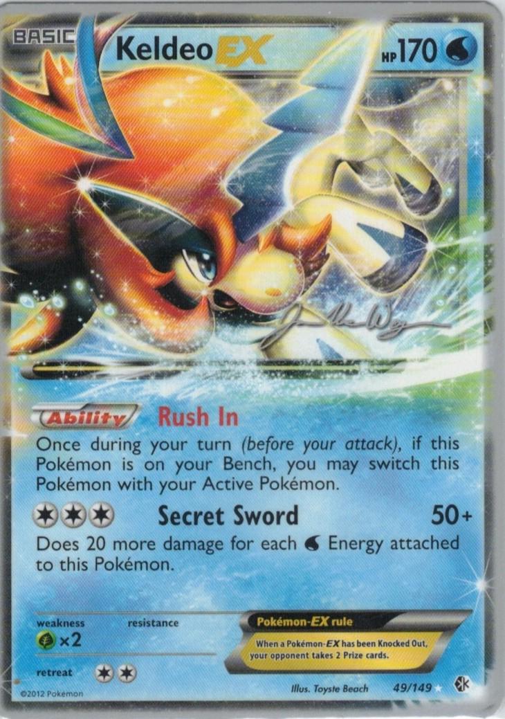 Keldeo EX #49