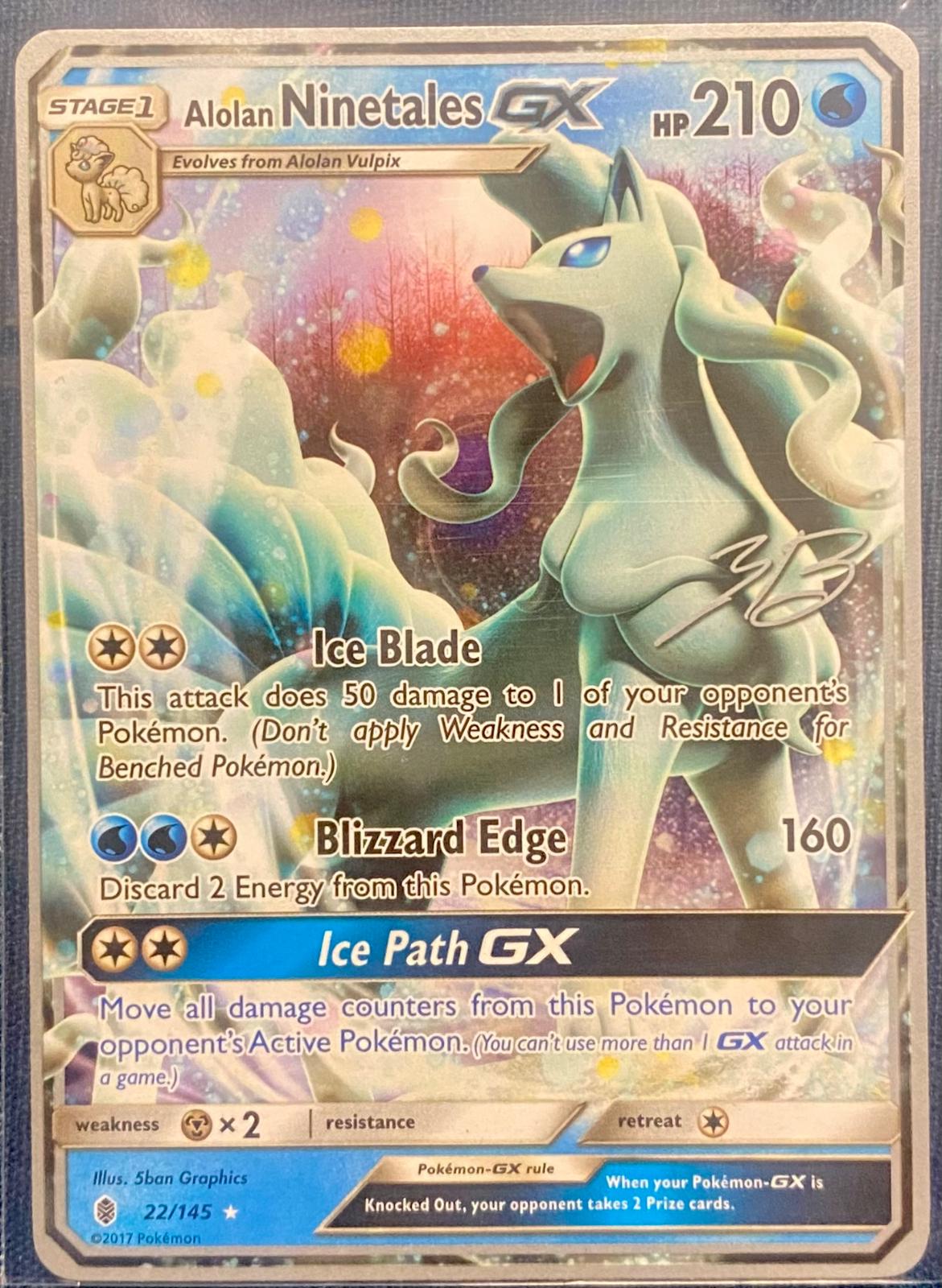 Alolan Ninetales GX #22