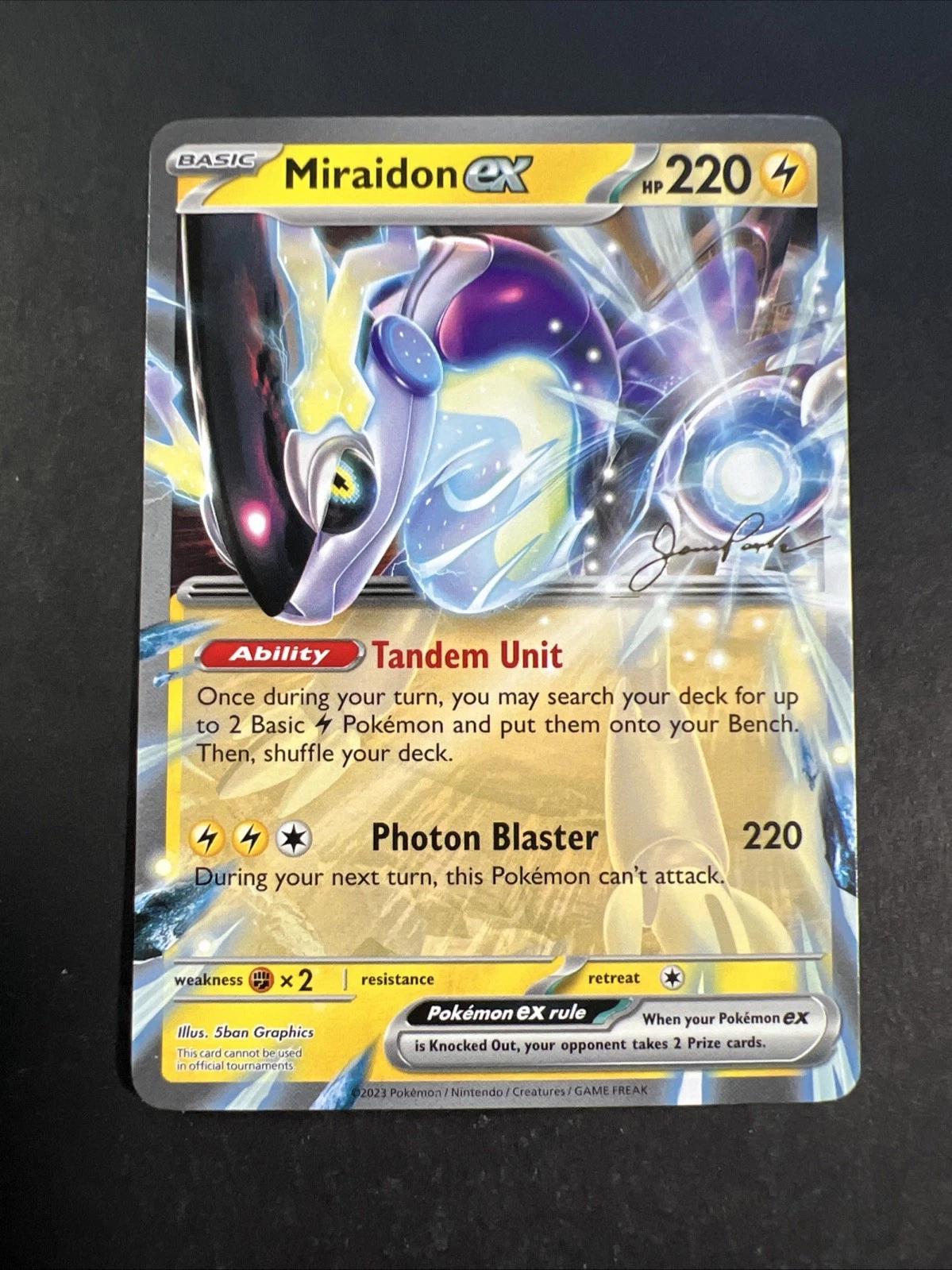 Miraidon Ex [Gold Signature]