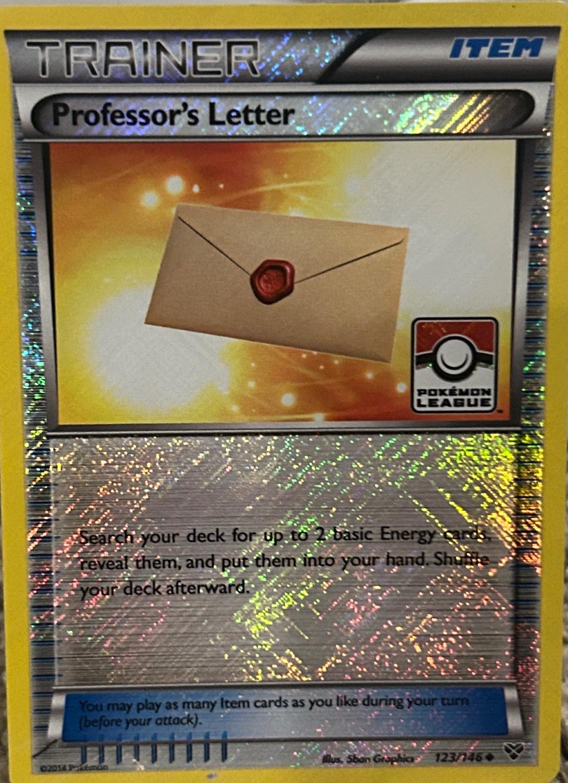 Professor's Letter [League] #123