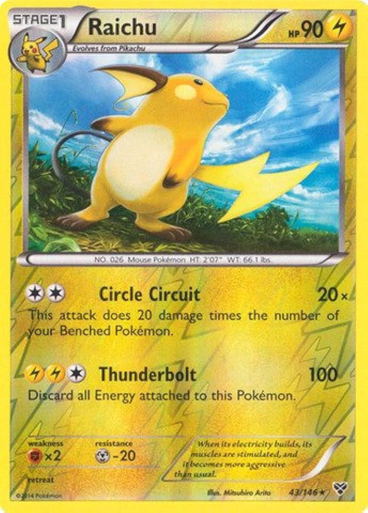 Raichu [Reverse Holo] #43