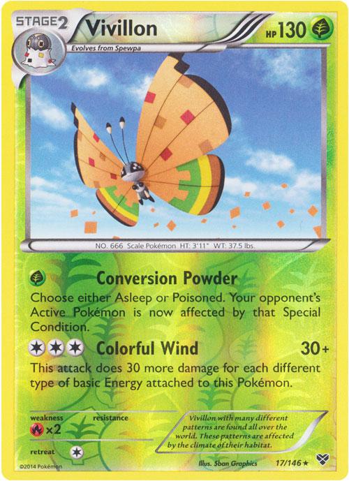 Vivillon [High Plains Reverse Holo] #17