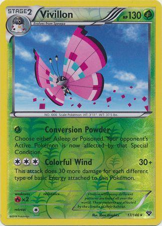 Vivillon [Reverse Holo] #17
